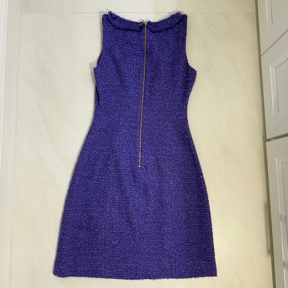 Kate Spade New York Purple Sleeveless Sheath Dress Size 4 - Picture 8 of 16